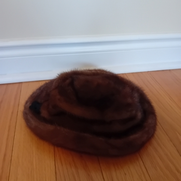 Vintage 1950s-1960s Fur Derby ‎ Bowler Hat Women's Derbers W/ Braided Band - Picture 7 of 9